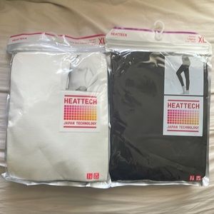Uniqlo Heat Tech leggings and turtle neck